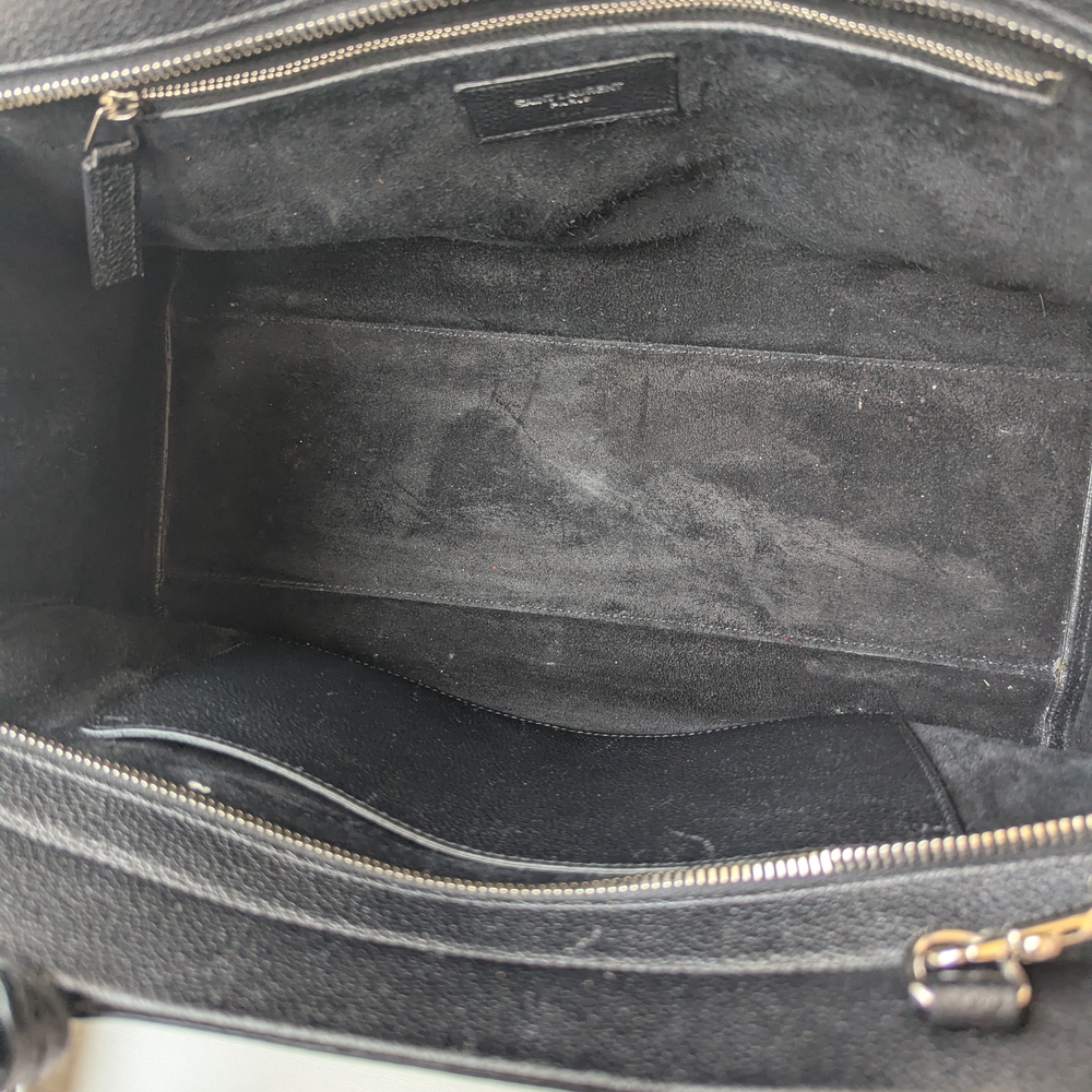 Yves Saint Laurent Paris Cabas Rive Gauche Leather Shoulder, crossbody Handbag - Picture 13 of 16